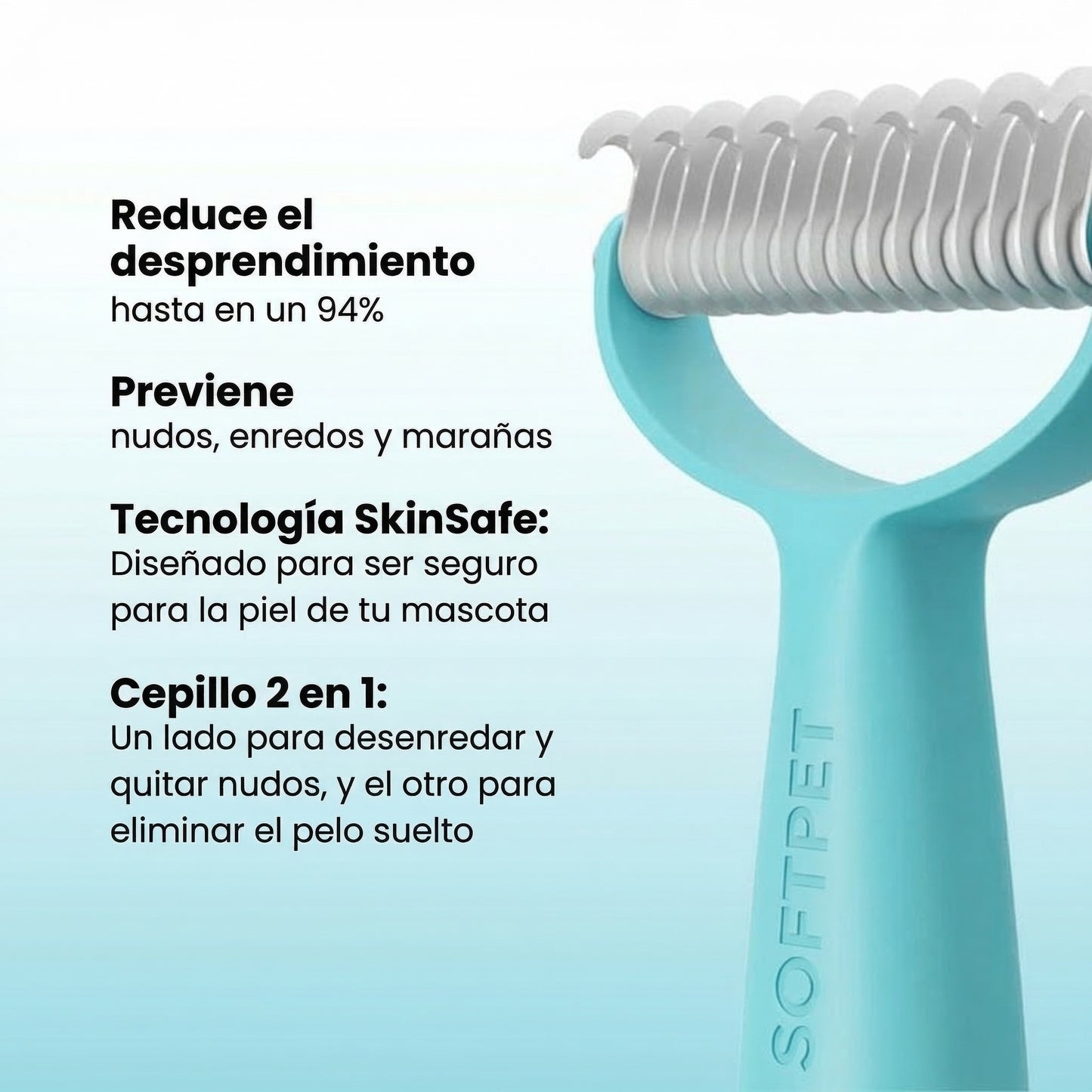 Cepillo Quitapelos para Mascotas