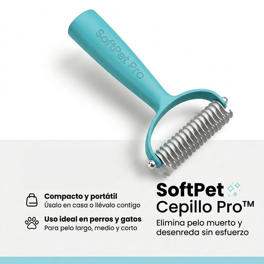 Cepillo Quitapelos para Mascotas