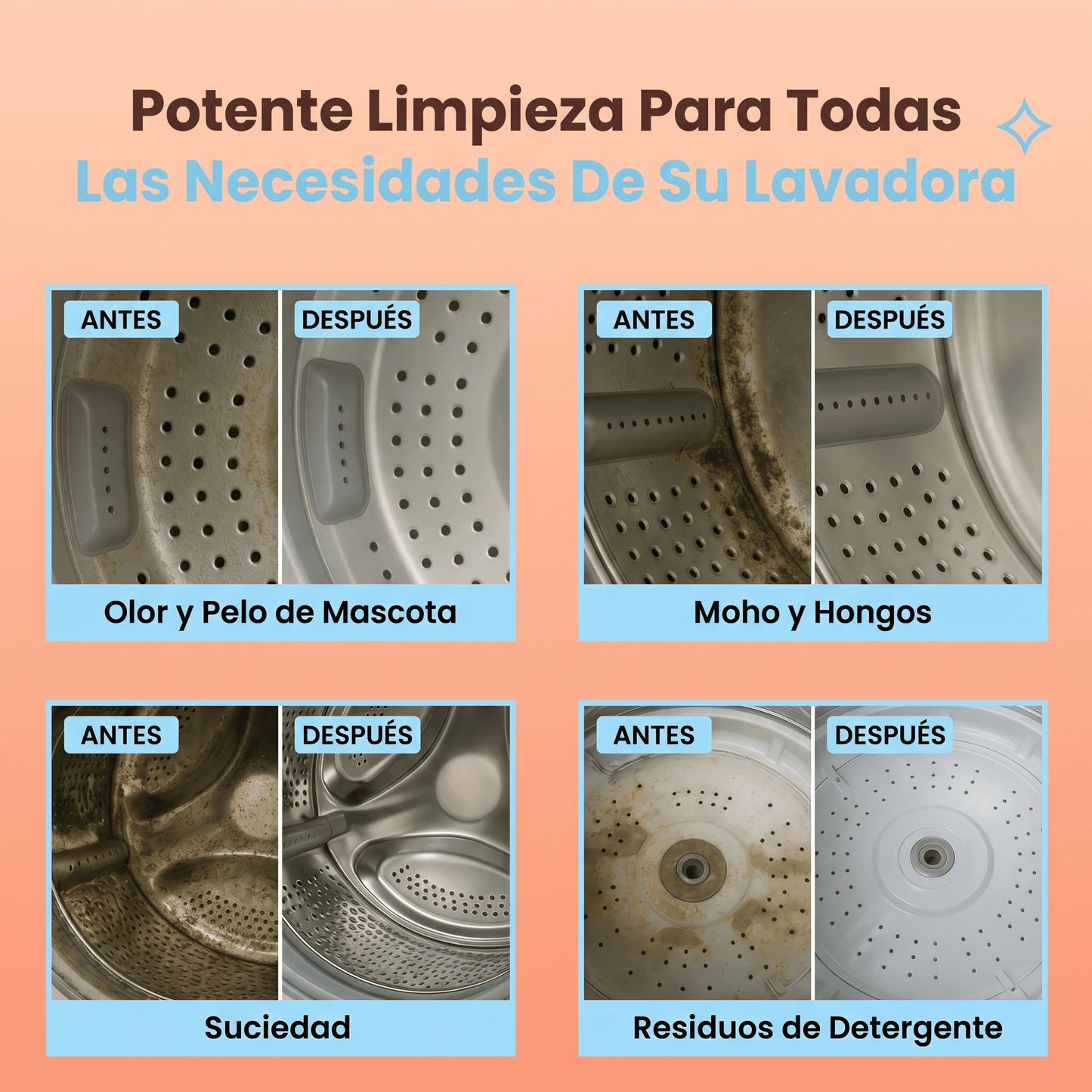 Pastillas Limpiadoras para Lavadora — Pack | Especial Mascotas