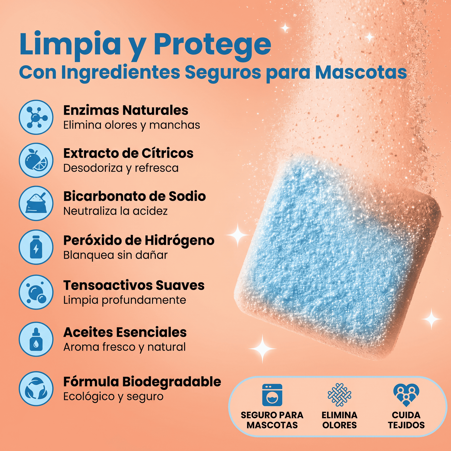 Pastillas Limpiadoras para Lavadora — Pack | Especial Mascotas