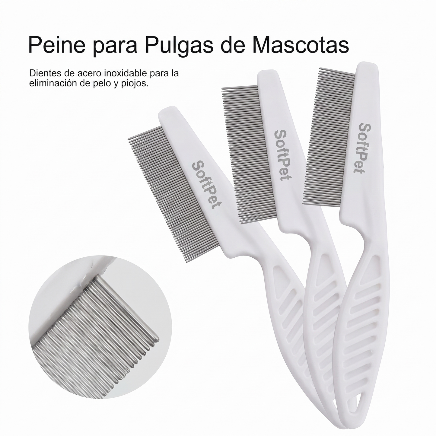 Peine Antipulgas para Perros y Gatos